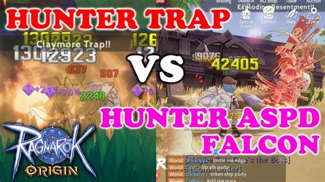 Hunter Trap Vs Hunter Aspd Falcon Ragnarok Origin Roo Youtube