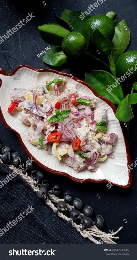 Hinava Athentic Kadazandusun Traditional Food North Stock Photo ...