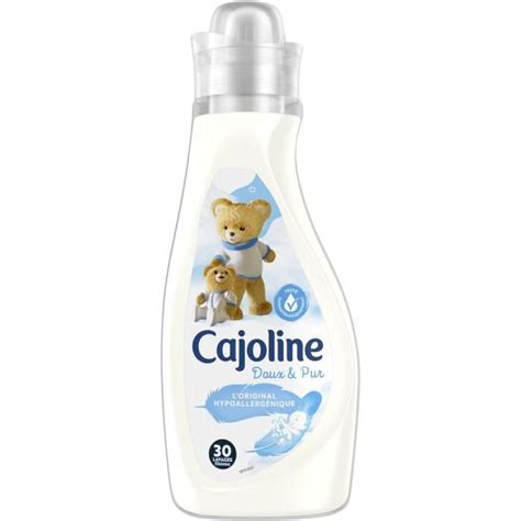 CAJOLINE Adoucissant concentré Doux pur hypoallergénique 750 mL