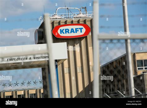 A logo sign outside of a recently closed Kraft Foods Group, Inc ...