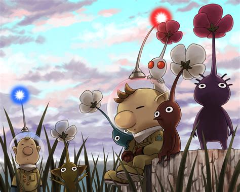 cropped louie olimar pikmin pikmin (creature) waifu2x | konachan.com - Konachan.com Anime Wallpapers