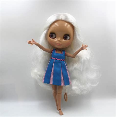 Free Shipping Bjd Joint Rbl J Diy Nude Blyth Doll Birthday Gift For Girl Colour Big Eyes