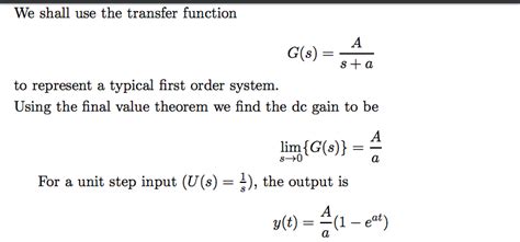 Solved How To Use Final Value Theorem For Inverse 9to5science