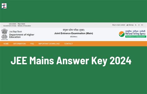 Jee Mains Response Sheet 2024 Out Download Session 2 Answer Key