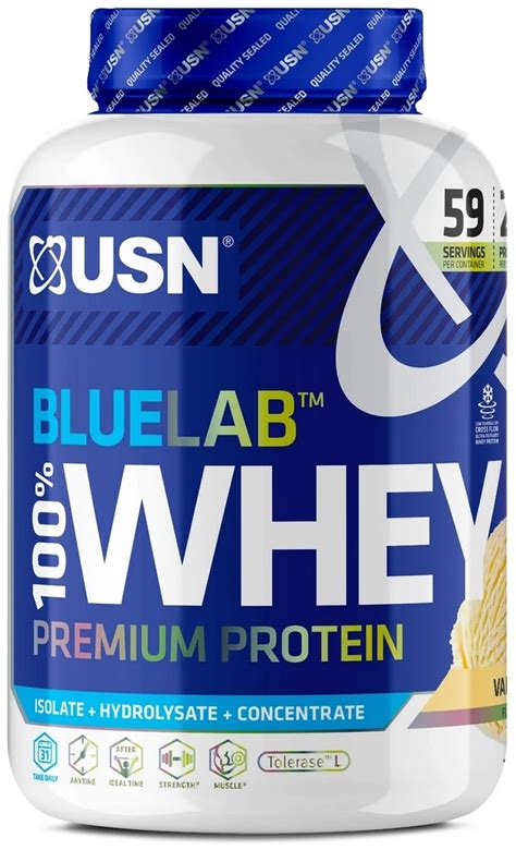 Купить Протеин USN BlueLab 100% Whey USN ваниль 2000 г в Алматы ...