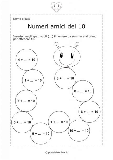 Numeri Amici Del 10 Elenco Schede E Idee Portalebambini It