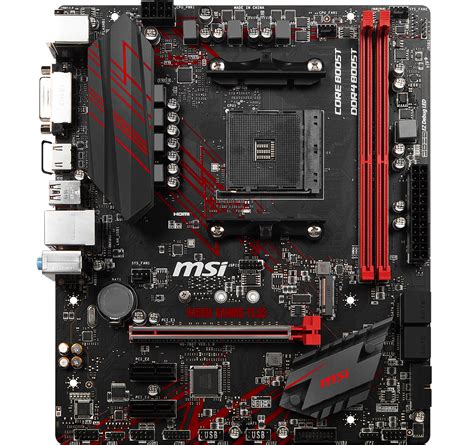 MSI AMD Ryzen B450M GAMING PLUS AM4 Micro ATX Motherboard LN91347 | SCAN UK
