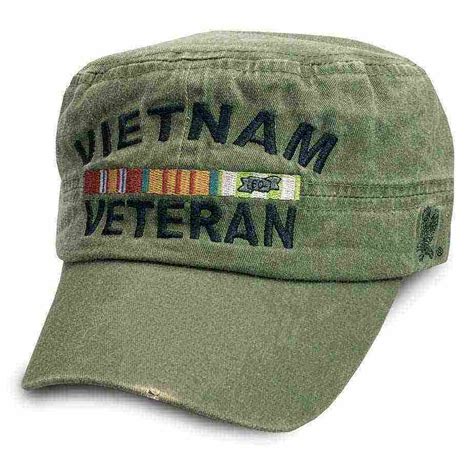 Vietnam Veteran Deluxe Vintage Ribbon Hat