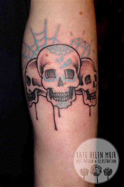 Sugar Skull Sleeve Tattoos