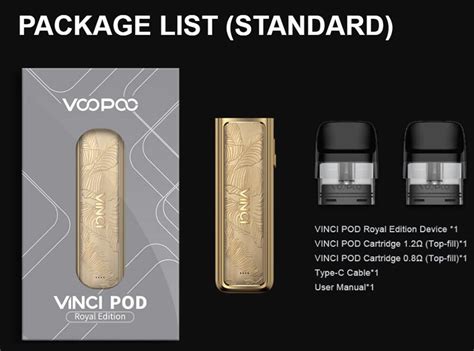 VOOPOO VINCI Pod Kit Royal Edition 800mnAh 15W