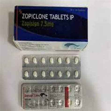 Zopiclone 75 Mg Tablet At Rs 65stripe Zopiclone In Amravati Id