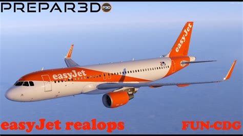 Flight Simulator P3Dv5 LIVE FSlabs A320 214 OE IJF EasyJet Realops