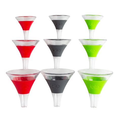 Joie Wide Mouth Plastic Funnel Set Of 3 Assorted Kitchen Stuff Plus