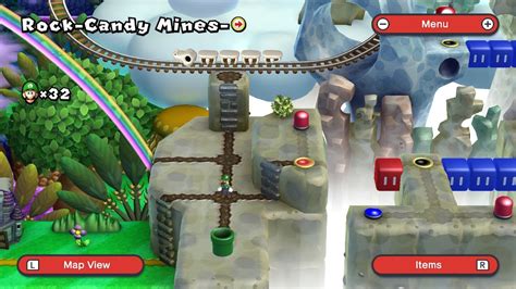 New Super Mario Bros U Deluxe Rock Candy Mines 100 Youtube