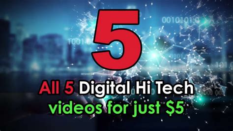 Make all 5 hi tech digital logo intro animations by Videomatic | Fiverr