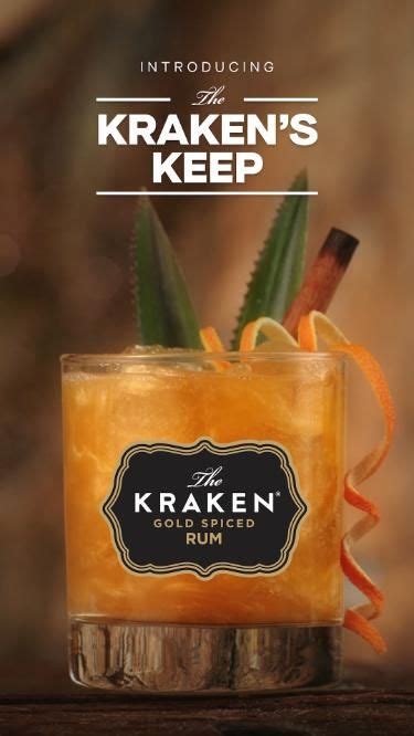 Introducing The Krakens Keep Kraken Gold Spiced Rum Spiced Rum