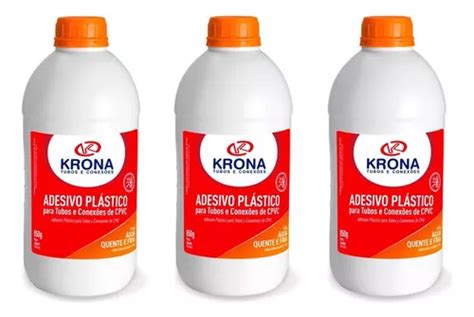 Sellador Krona Adesivo Cola Para Tubo Ultraterm Frasco G Krona Kit