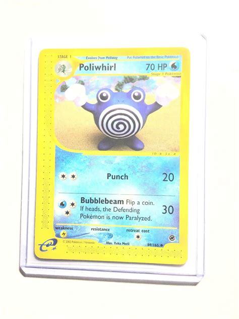 POLIWHIRL 89 165 Expedition Base Set Uncommon Pokemon Card NM