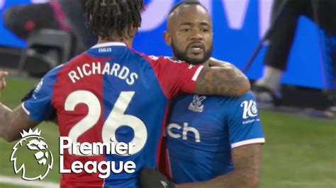 Jordan Ayew Heads Crystal Palace 1 0 In Front Of Brighton Premier