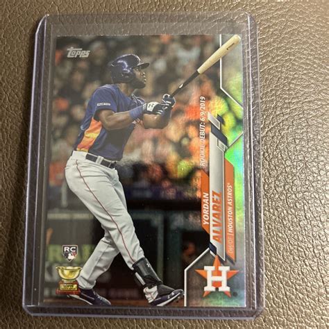 Topps Update Rookie Debut Rainbow Foil Yordan Alvarez U Rc