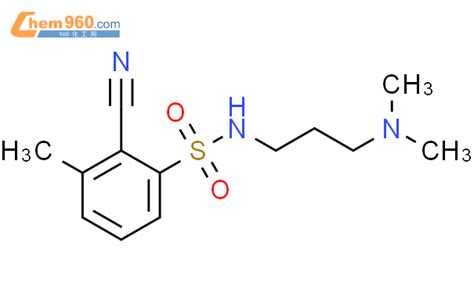 850155 75 8 BENZENESULFONAMIDE 2 CYANO N 3 DIMETHYLAMINO PROPYL 3