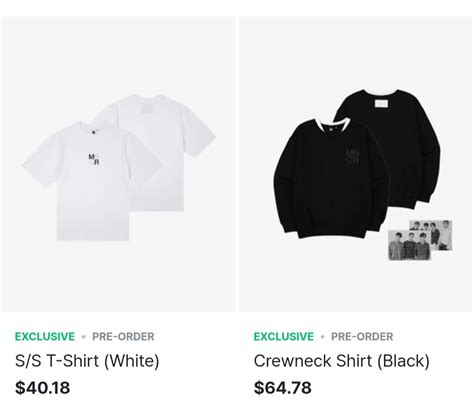 [MERCH] BTS Monochrome Merch — US BTS ARMY