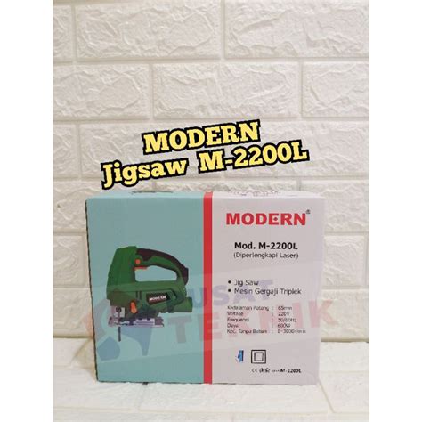 Jual MESIN JIGSAW TRIPLEK JIG SAW MODERN M 2200L Shopee Indonesia