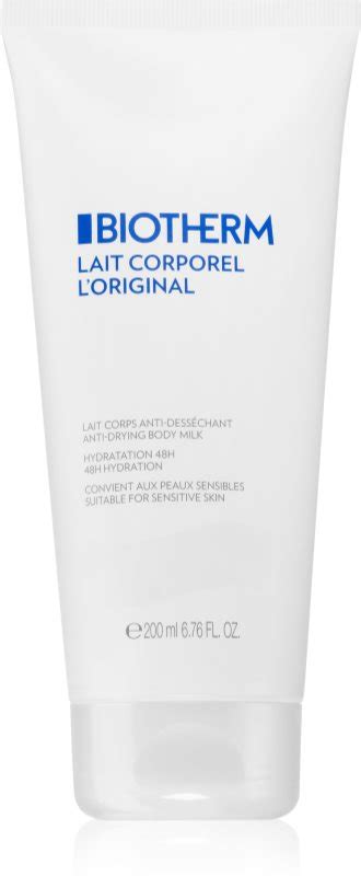 Biotherm Lait Corporel L Original Lait Corporel Pour Peaux Sensibles