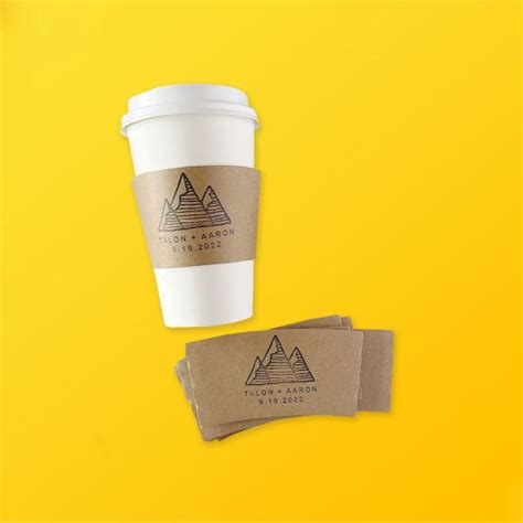 Custom Coffee Cup Sleeves | Silver Edge Packaging