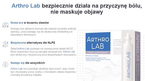 Arthro Lab Cena Apteki Opinie Spos B U Ycia Efekty Forum Sk Ad