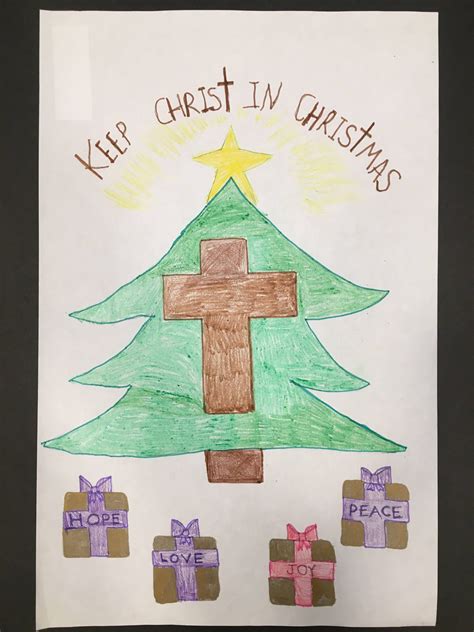 Keep Christ in Christmas Poster Contest Winners – Cheshire Knights of ...