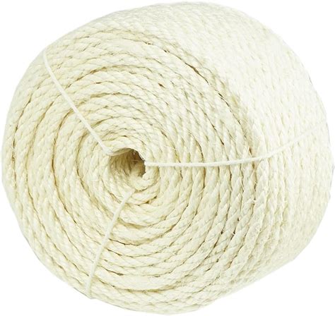 Amazon Treasborn Natural Sisal White Rope For Cat Scratcher