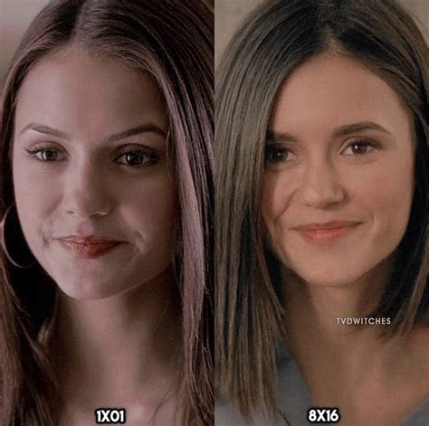 The Vampire Diaries Elena Gilbert In 1x01 Pilot And 8x16 Finale