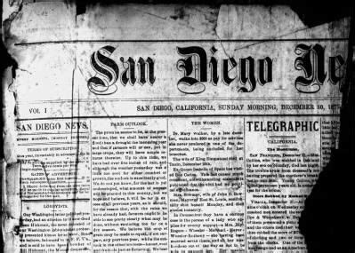 San Diego News Archive - Newspapers.com™