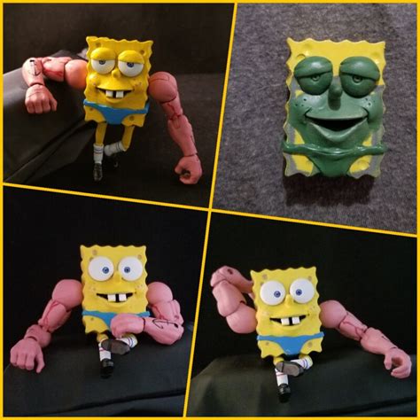 Musclebob Buffpants Spongebob Squarepants Custom Action Figure