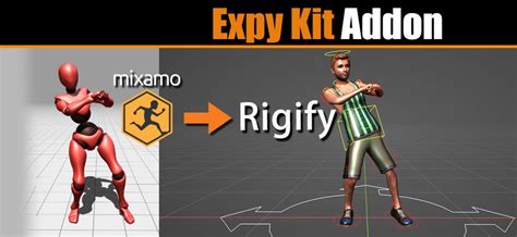 Blender Expy Kit Addon Easy Mixamo To Rigify Retargeting BlenderNation