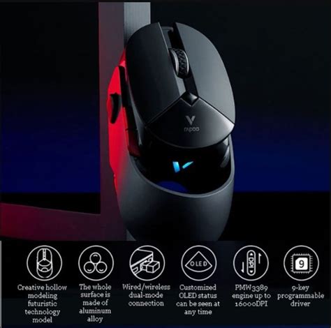 Rapoo Vt S High Performance Wireless Gaming Mouse Paw Sensor