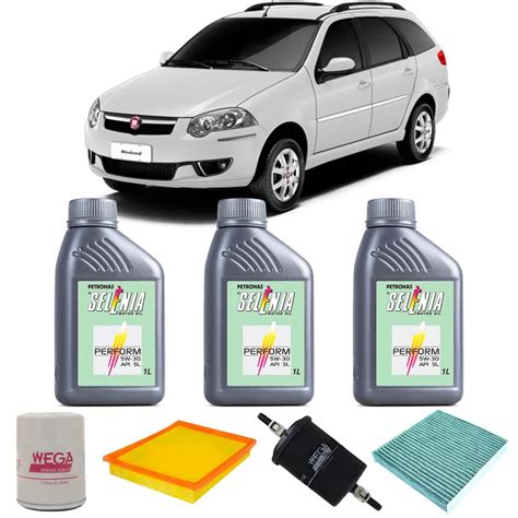 Kit Troca Fiat Palio Weekend Evo Flex V Em Diante Mslub