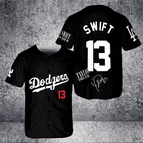 Los Angeles Dodgers Taylor Swift Fan Baseball Jersey BJ2253 - Dovestylish