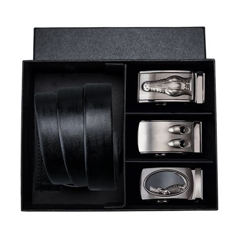 Dibangu Fashion Automatic Buckle Leather Belt For Mens Formal Designer