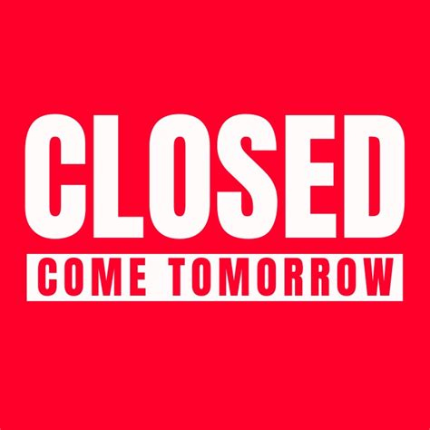 copy  closed postermywall