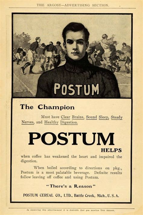 1000+ images about Postum on Pinterest | Tins, Posts and Rugby