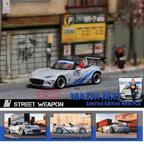 Street Weapon 1 64 Mazda MX 5 Roadster Pandem Rocket Bunny ND Widebody