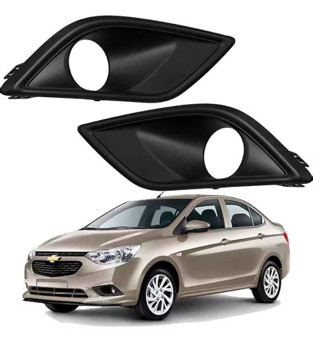 Par Rejilla Facia Chevrolet Aveo 2018 2019 2020 C Hoyo