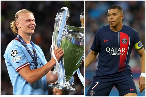 Kylian Mbappe and Erling Haaland begin new Champions League rivarly ...