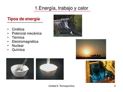 PPT Unidad 6 Termoquímica PowerPoint Presentation free download ID