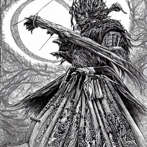 Baba Yaga By Kentaro Miura Highly Detailed Black And Stable