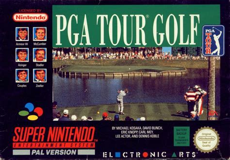 PGA Tour Golf for SNES (1992) - MobyGames