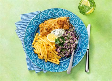 Fish And Chips Uit De Airfryer Recept Allerhande Albert Heijn