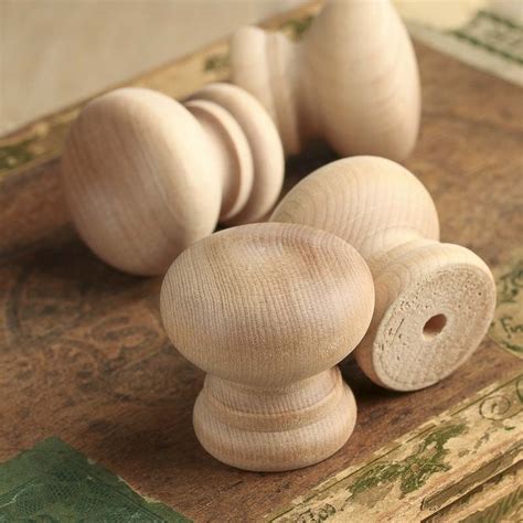 Unfinished Wood Knobs Wooden Balls And Ball Knobs Unfinished Wood